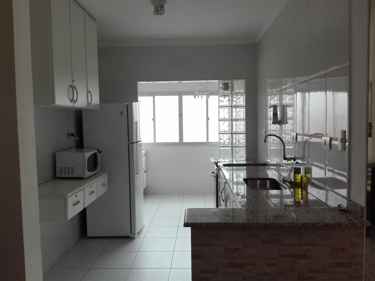 Apartamento 1 Dormitorio Asturias Guaruja Bagian luar foto